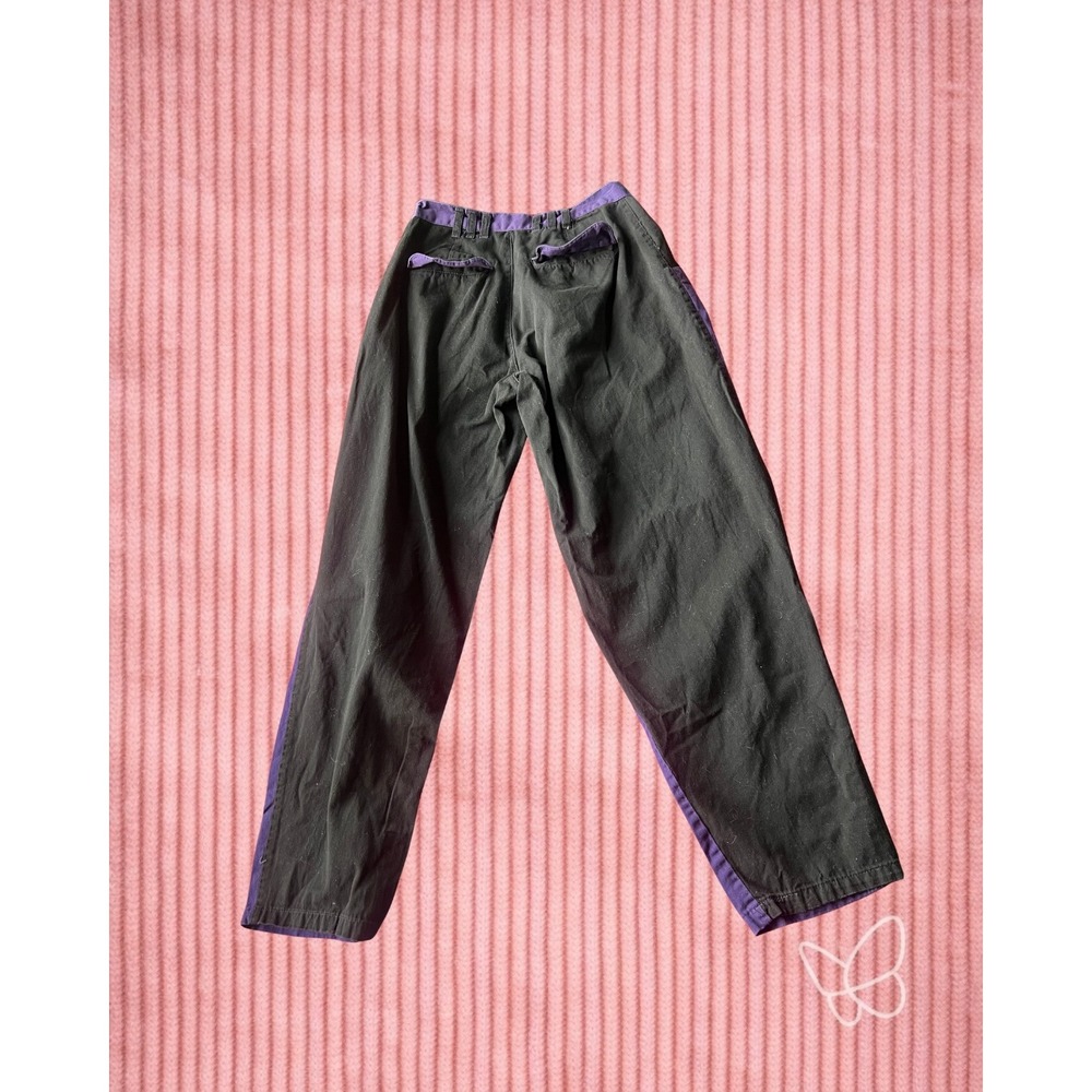 Vintage Code Zero Purple Black Pleated Parachute … - image 3